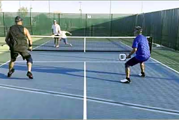 Two 4.0 Dudes Visiting from Alabama take on Local Pro Coach David in Pickleball. How does it go?