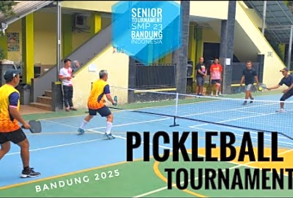 Pickleball Indonesia - Senior Tournament Toni-Udin v Nana-Teddy #PickleballTraveler