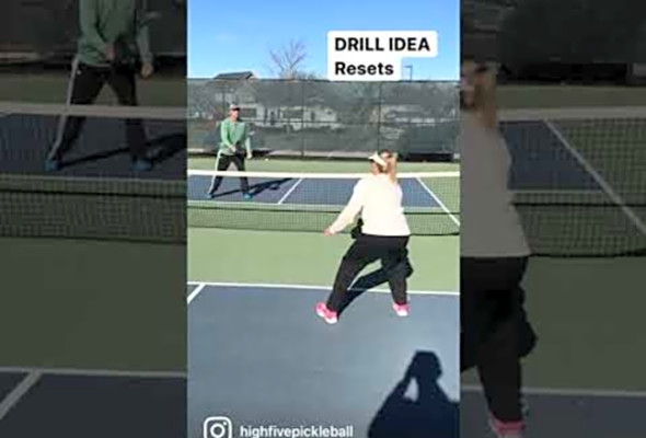 How to Improve Your Resets in Pickleball - Pickleball Drill #pickleball #pickleballdrill