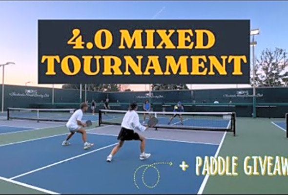 WE WON IT! 4.0 Mixed Pickleball Tournament Paddle Giveaway (11/10/24)
