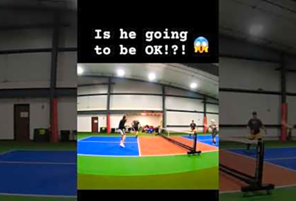 I. Lose. CONTROooOoOL ... #pickleball #doubles #sports