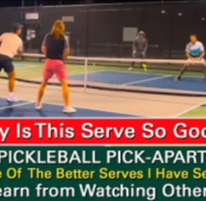 Pickleball! The Perfect Swing For A Powerful, Effective Serve! How To Hi...