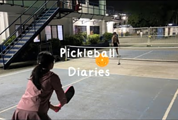 Pickleball Diaries game highlights: faye/juliet vs em/len