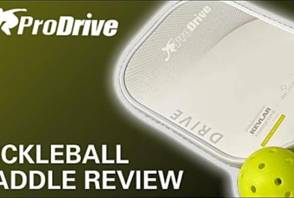 New Pickleball Paddle! Made with Kevlar! ProDrive DRIVE paddle