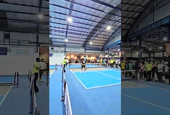 Almost an upset! R.O. 32 - 1st seed Sameer Verma vs Arnav a nail biting thriller! #pickleball