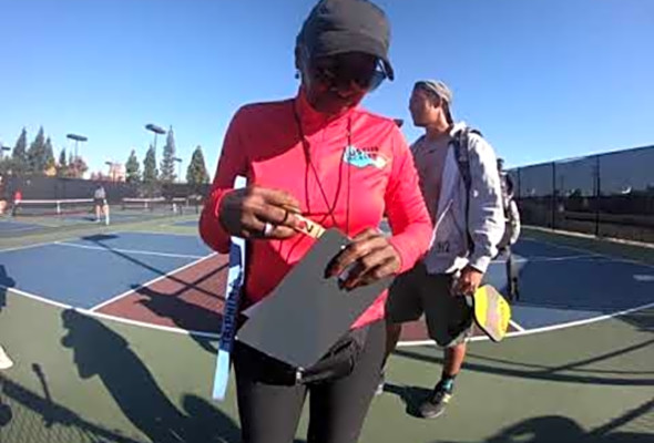 Pickleball Men&#039;s Open iPickle La Habra Gold Match DJ Young Paul Warner Aaron Donofrio Beau Kojima P2