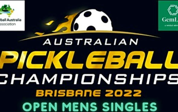 Mens Open Singles Australian Pickleball Championships 2022