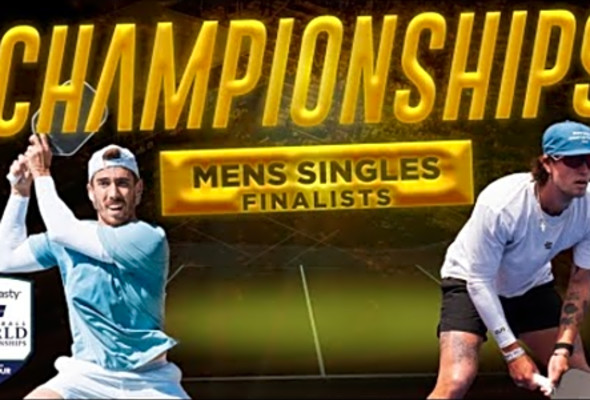 Federico Staksrud v Michael Loyd at the Lapiplasty Pickleball World Championships