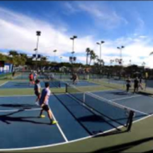 2020 Newport Winter Open Mixed Doubles Pro Tyler Loong Catherine Parente...