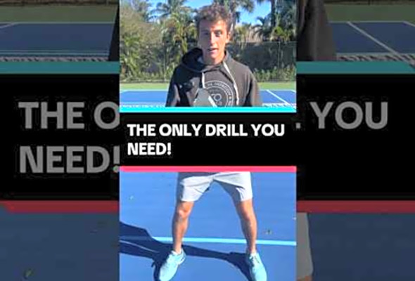 This drill has the biggest bang for your buck! #pickleball #pickleballtips #shorts