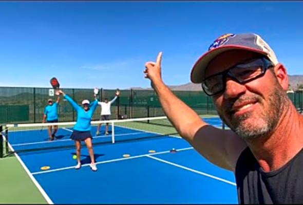 Where to drop and dink. Live pickleball lesson w/ Coach David