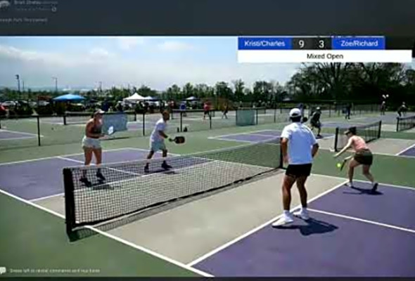 Spring Shoot Out Pickleball Tournament $$$ Mixed Doubles Open $$$ Bronze Medal Match