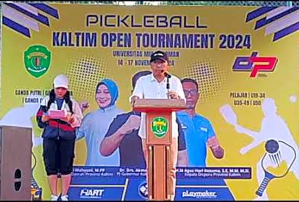 Dukungan Utk Pickelball dari Provinsi Kaltim #pickleball #playmakers #hart #pickleballindonesia
