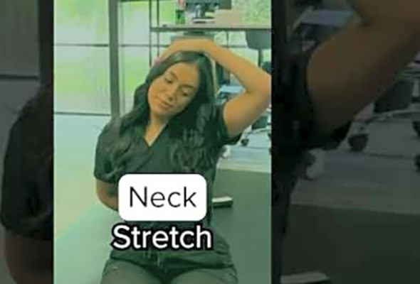 Pickleball Pre-Game Stretches - Part 3 - Neck Stretch #pickleball #stretches #neckstretch