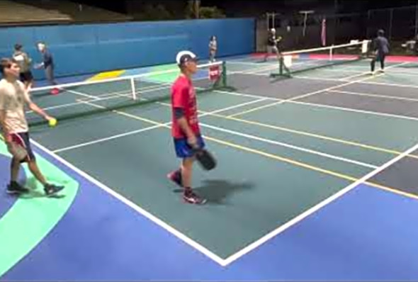 Eddy-Kelly (No Bagel) vs Chris-Tim (Road Runners) MLP 1/7/22 MiLP Minor League Pickleball