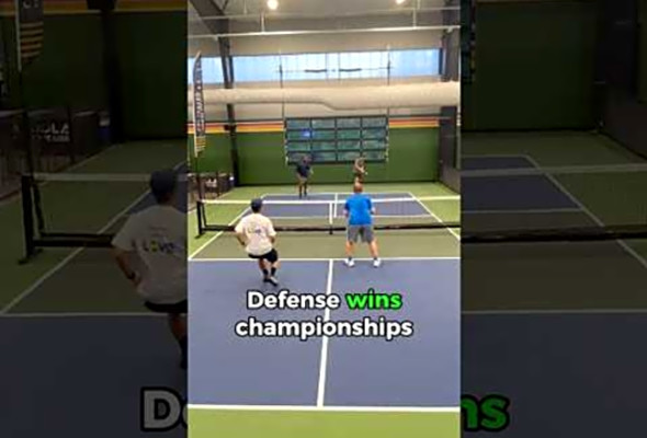 Defense wins championships #pickleball