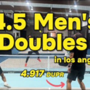 this is what 4.5 pickleball looks like in los angeles, ca (1/9/2025)
