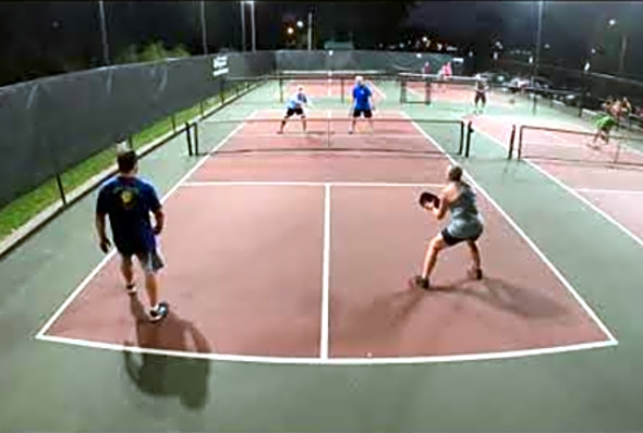 Pickleball Tournament Semifinals - Laura/Terry vs Kathy/Kent