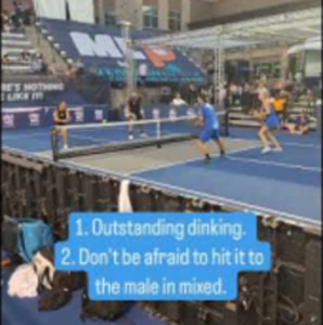 Want to dink like a pro? Watch this rally.
