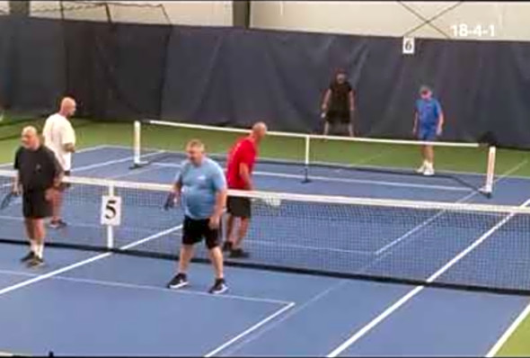 When 4.0s play 5.0s Pickleball