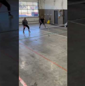 Good shot #doublespickleball #firefighter #pickleball #shorts #sports