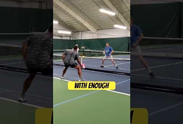 You have to be ready to cover attacks up the line in pickleball! #pickleball #coaching #yt #shorts