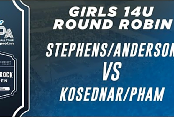 Stephens/Anderson v Robinson/Gajendragadkar at the Junior PPA Red Rock Open