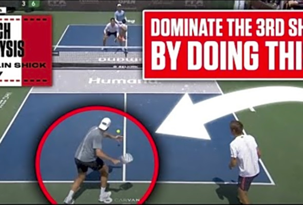 Driving the 3rd Shot So You Can Drop the 5th Shot: Collin Shick Pickleball Video Review