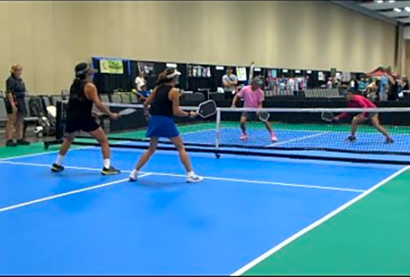 Pro picklers competed in the Honolulu Open pickleball tournament