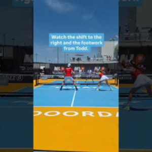 Footwork and positioning is crucial!