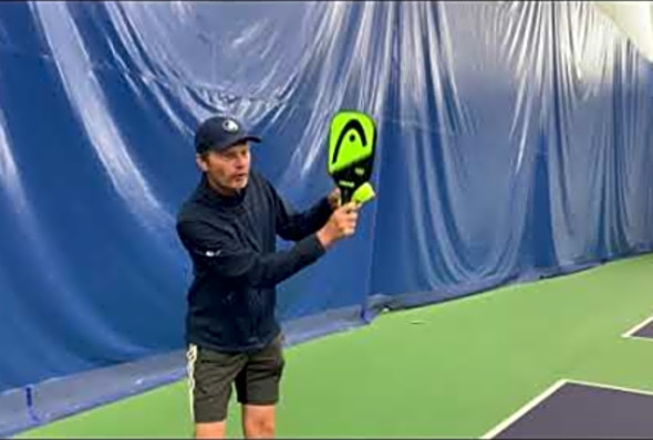 Pickleball Tips - Top Spin Serve