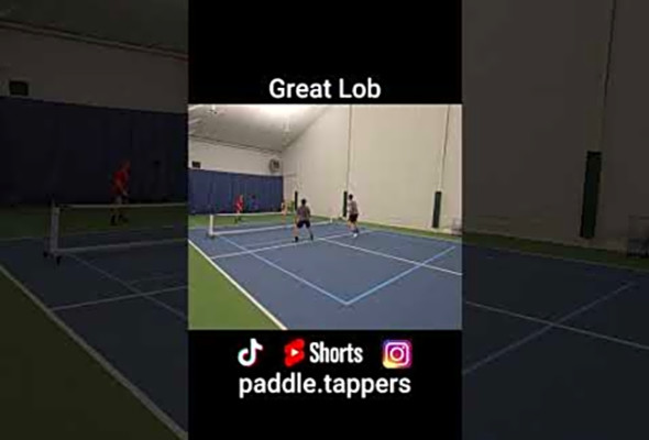 Great Lob #pickleballhighlights #pickleballdoubles #mlp #ppa