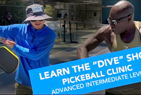 Pickleball Clinic - The &quot;Dive&quot; Shot &amp; Mashup, Advanced Intermediate Level at Mitchell Park