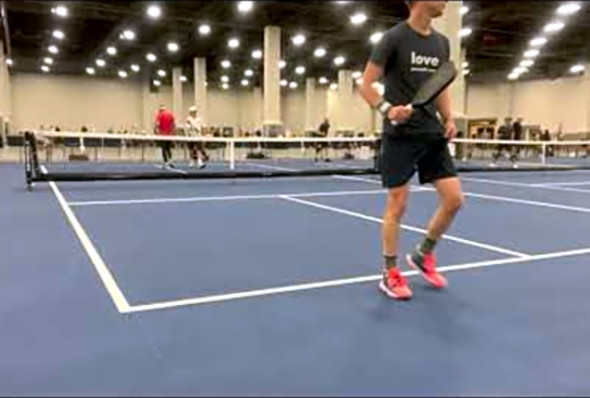 Pickleball PPA Las Vegas Mens doubles 4.5 19 bronze medal match