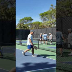 Pickleball Players Battle the Wind at Bonita Canyon!
