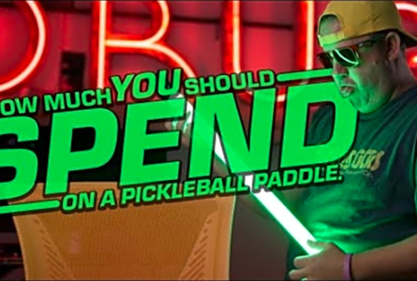 How much YOU should spend on a pickleball paddle.