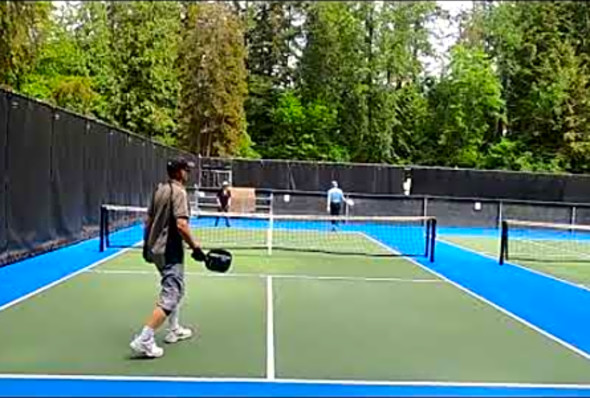 GH010087 MF Park pickleball play with Aki , Azzy, &amp; James
