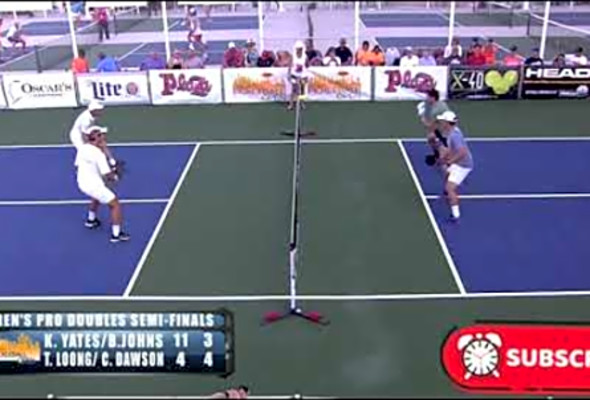 PRO-MEN&#039;S DOUBLES LONGEST Pickleball Rally 68 shots