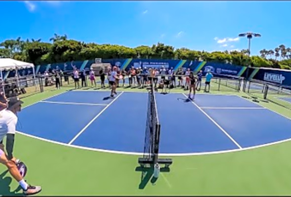 Punch Volleys at Tyson McGuffin Pickleball Camp