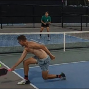 6.0 Men&#039;s Singles Pickleball. Andre Millet vs Luke Ness. Game 2 of 3