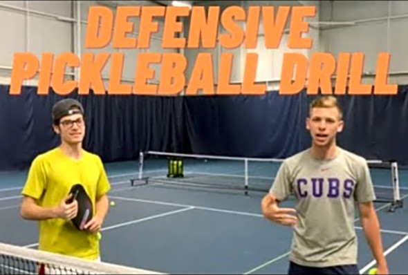 Defensive Pickleball Drill