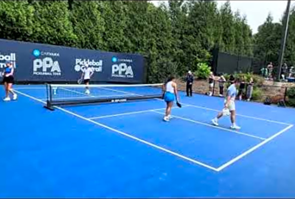 4.5 PPA Atlanta Mixed Doubles Bronze Finals Arielle/Tyler v Willah/Noah Game 2