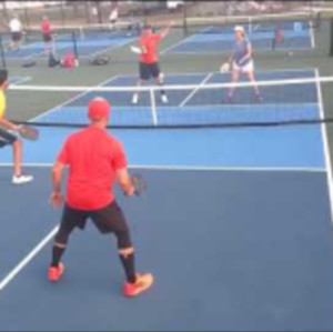 TENNIS TOP-SPIN SHOTS! 4.0 Pickleball Rec Game at Midway Park in Myrtle ...