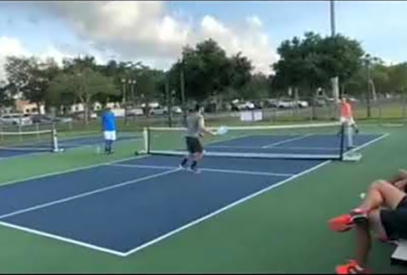 Kyle Yates VS Frank Anthony Davis - Pro Pickleball Singles Highlights - Plantation Florida Slam
