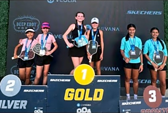 Gold Medal Match in Girls&#039; Doubles at PPA North Carolina Open (April 2025)