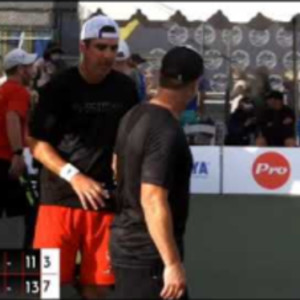 2020 Pickleball atNewport Beach Sr Pro Men Gold - Game 2