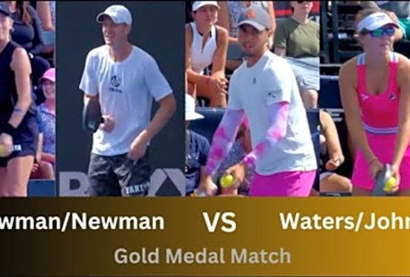 Waters/Johns vs NewmanNewman - Gold Medal Match Highlights - Pickleball