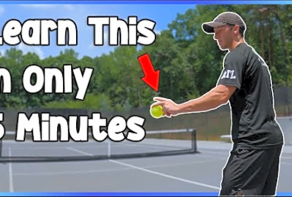 You Can Learn The Pickleball Spin Serve in 5 Minutes