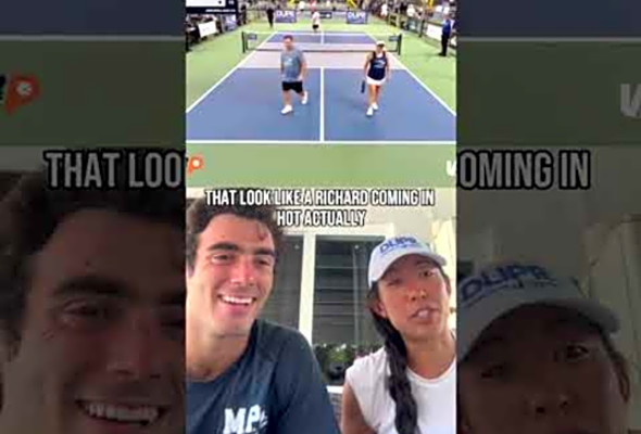 Pro players Bobbi Oshiro and Richard Livornese react to The Dink Minor League Pickleball!