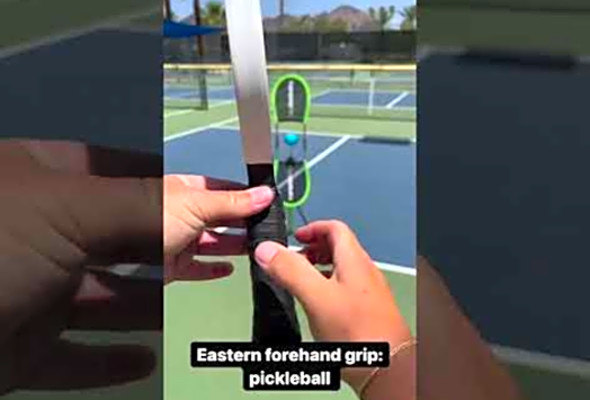 Easy PICKLEBALL Tip (How to Find the Forehand Grip)
